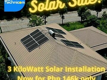 Selling: 3 KiloWatt On Grid Solar Package