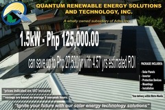 Selling: 1.5kW Grid-tie Solar PV Package