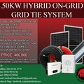 Selling: 5.5KW Hybrid On-Grid/Grid Tie Solar PV System
